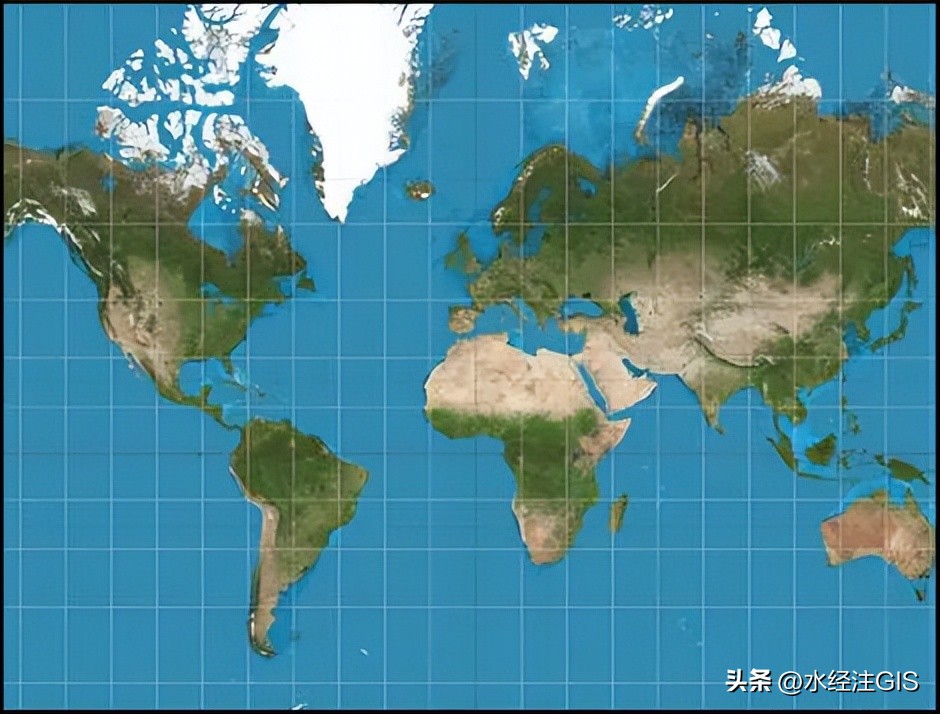 地图投影技术准确性_球面到平面变形原理_等积投影