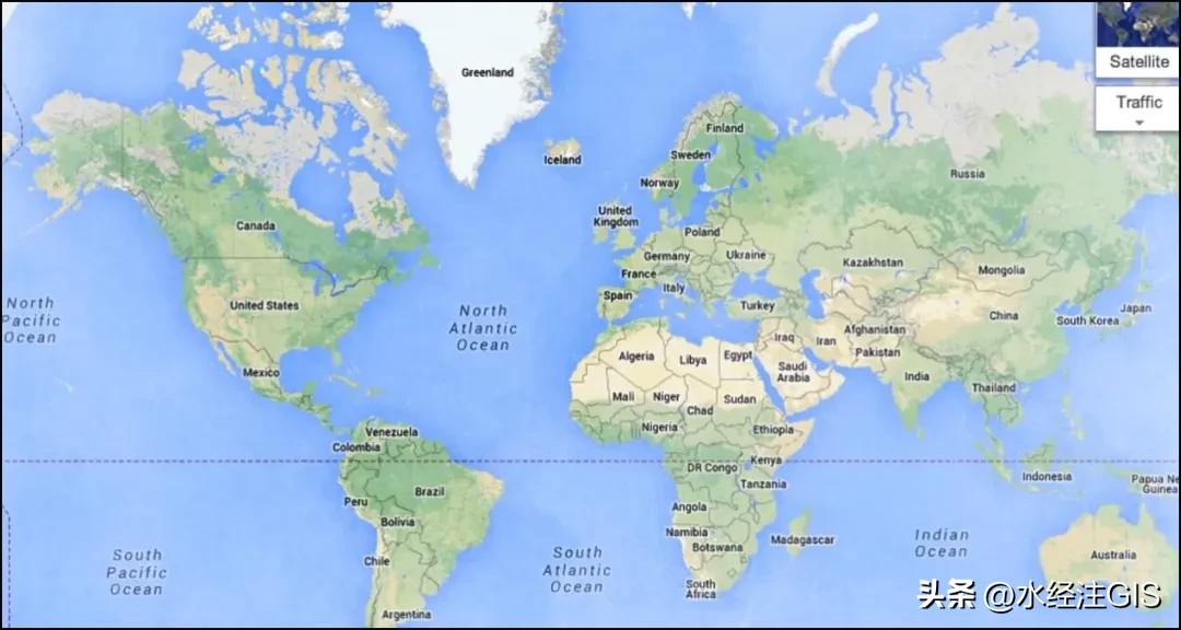 等积投影_球面到平面变形原理_地图投影技术准确性